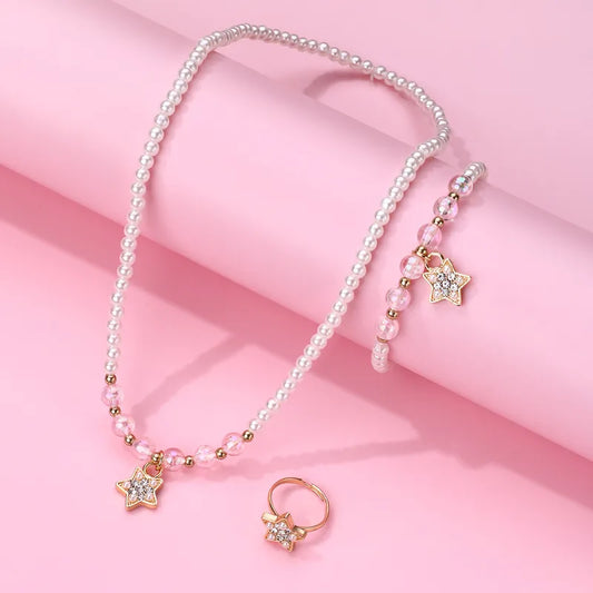 Baby Necklace, Bracelet and Ring Set