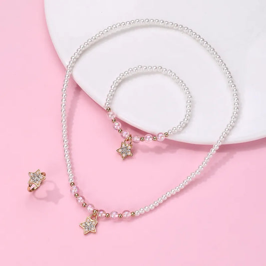 Baby Necklace, Bracelet and Ring Set
